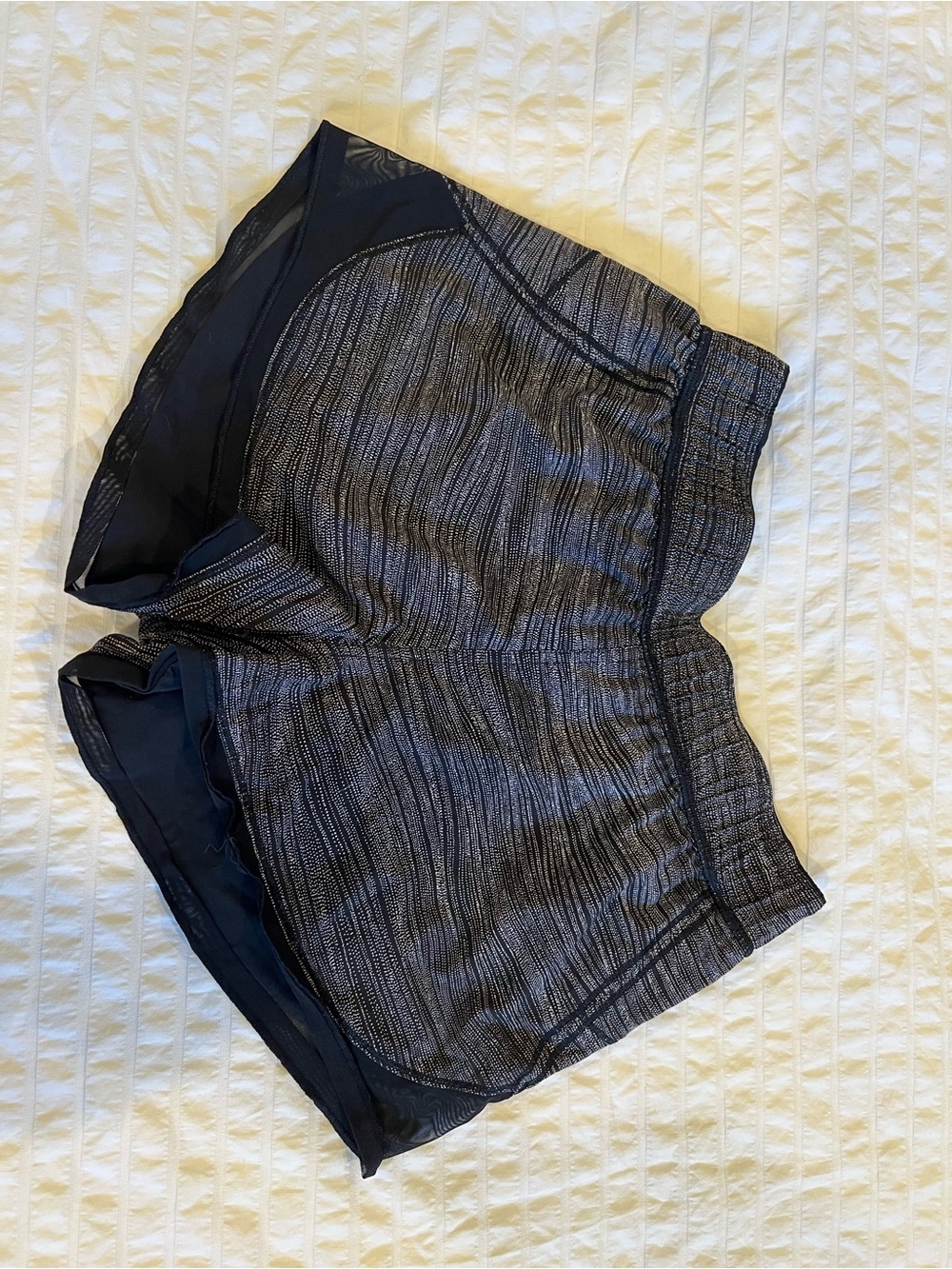 lululemon athletica Black/grey reversible Shorts